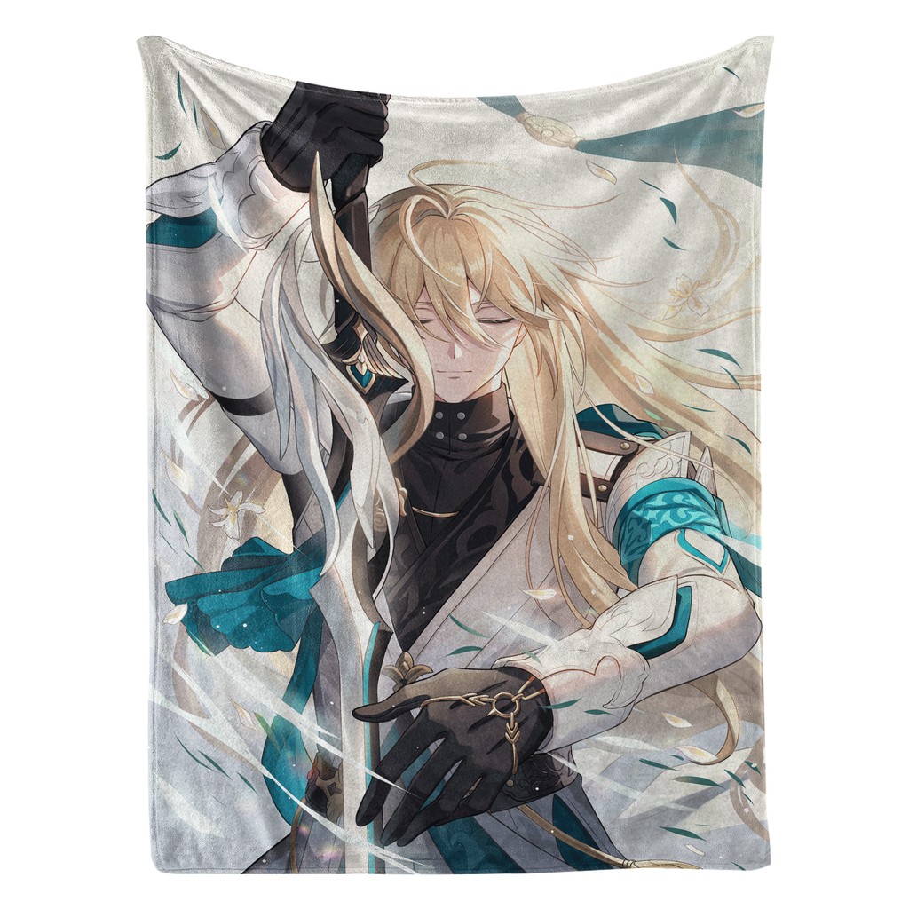 Honkai Star Rail Luocha ผ้าห่มสักหลาดนุ่มพิเศษสําหรับที่นอนหรูหราภายในบ้านผ้าห่มสักหลาดผ้าห่มนุ่มปุย