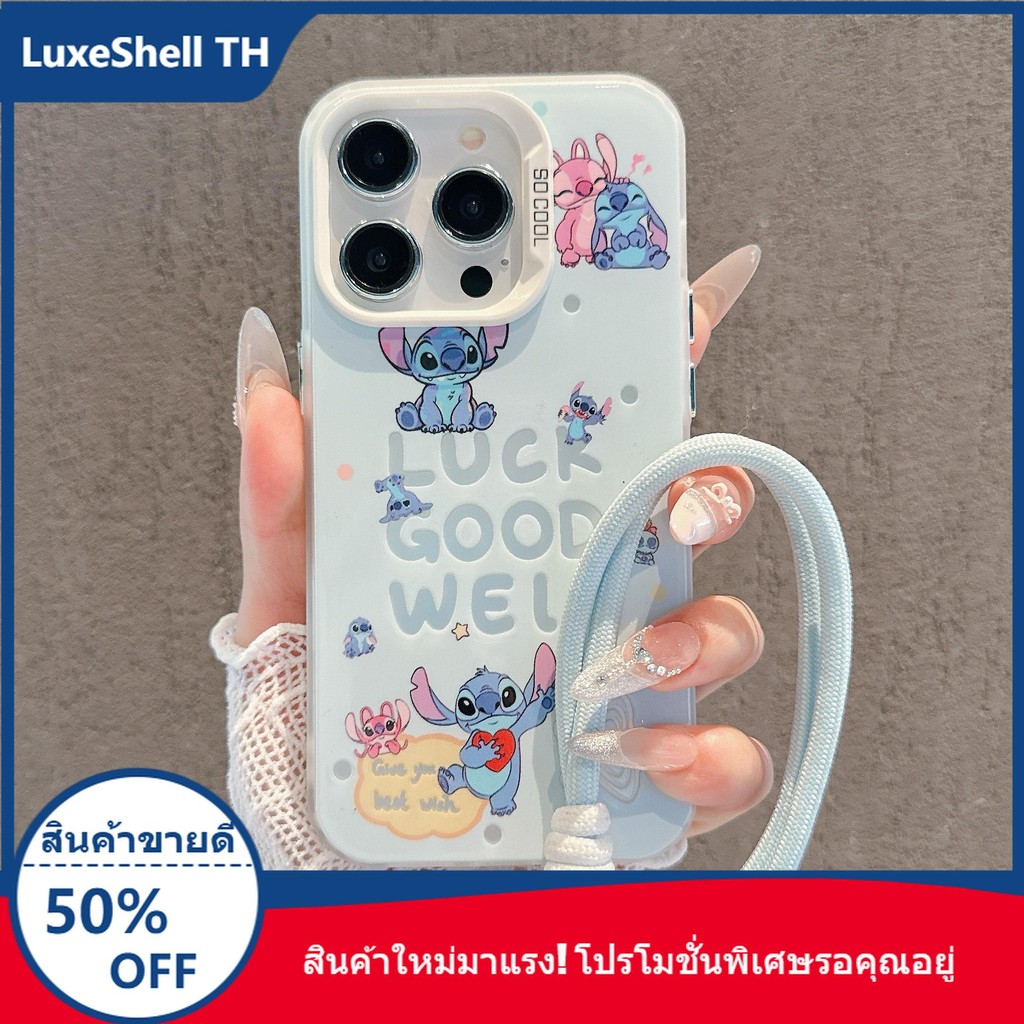 COD-ในไทย🔥เคสโทรศัพท์มือถือ Little Stitch iPhone 16 15 14 13 12 11 xsmax xr xs x 78plus RLHXSF083 เคสโทรศัพท์มือถือ