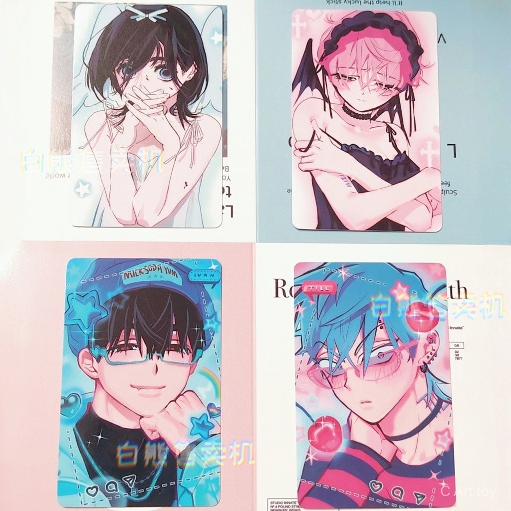 【พร้อมส่ง】alien stage การ์ด ตุ๊กตา plush doll photocard cosplay sua alien stage gaf ivan luka blind 