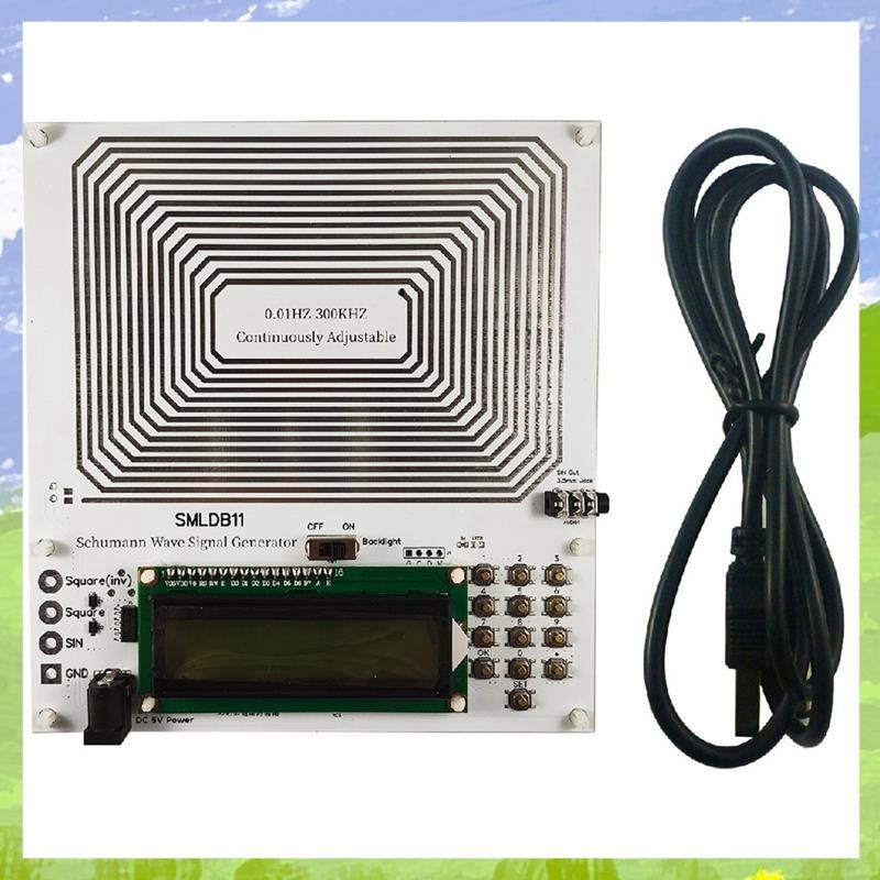 7.83Hz Resonance Pulse Square Wave Generator 0.01Hz-300KHz อย่างต่อเนื่องปรับ Esolfeggio ความถี่