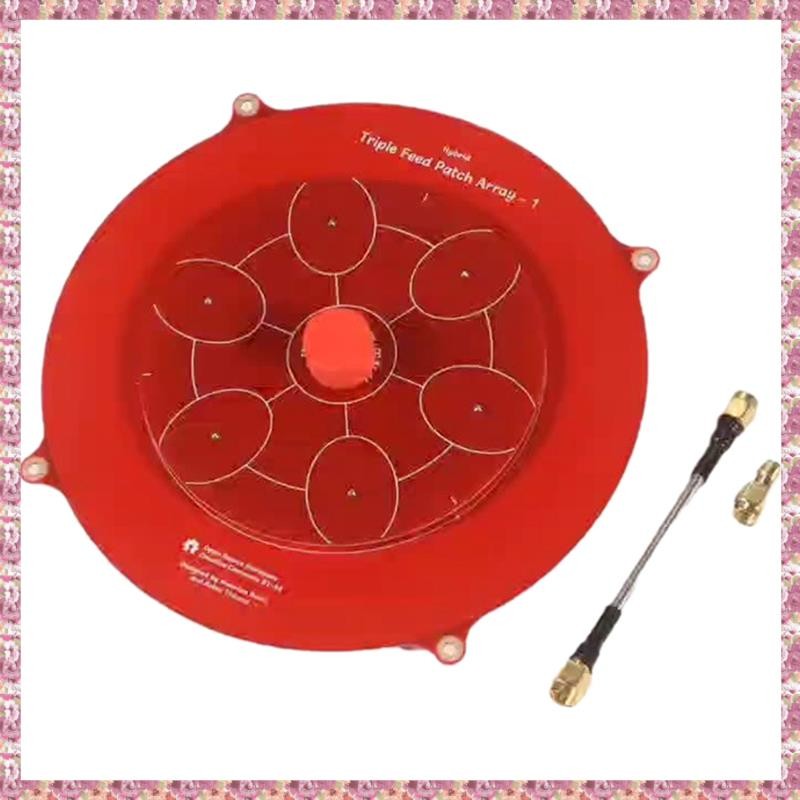 [VCPR] 5.8GHz Triple Feed Patch Pagoda Array Drone Antenna 14DBi เครื่องส่งสัญญาณภาพกําไรสูงสําหรับโ