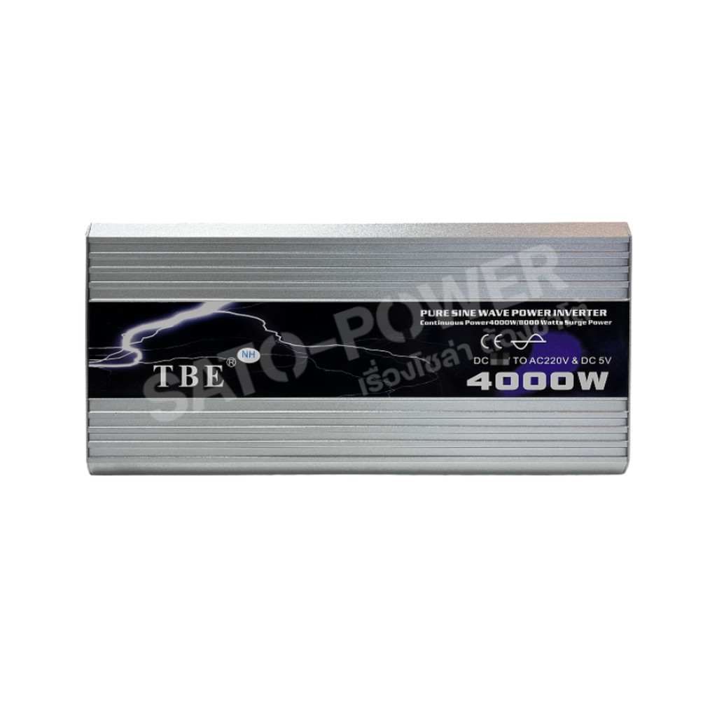 TBE PURE SINE WAVE POWER INVERTER TBE-4000W ระบบ 12V-24V-48V อินเวอร์เตอร์ เครื่องแปลงไฟ อินเวอเตอร์