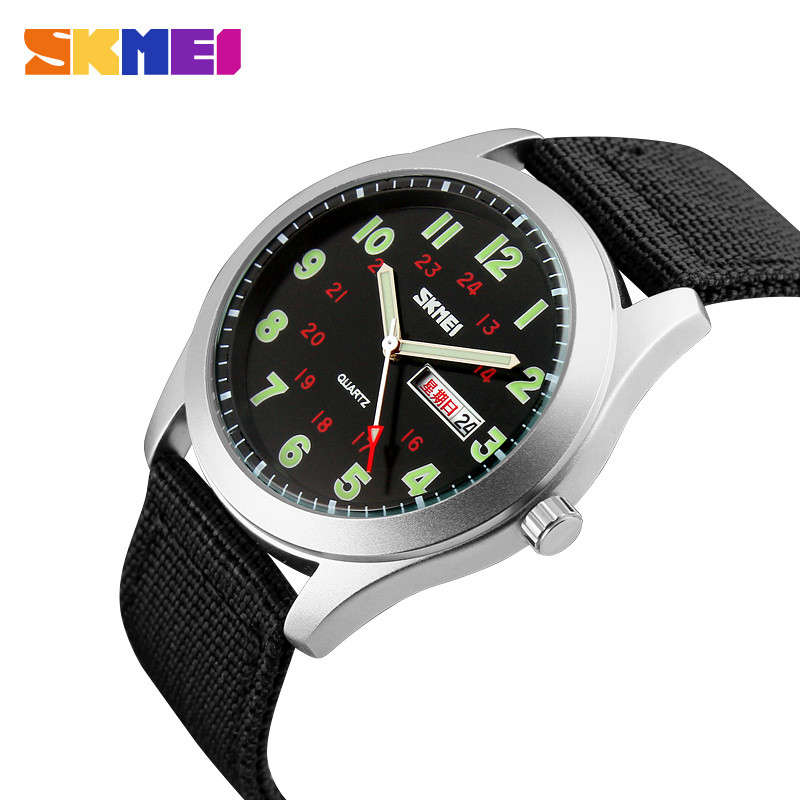 SKMEI 9112 กีฬาควอตซ์นาฬิกา Luminous Pointer กันน้ําชายนาฬิกาข้อมือวันที่ปฏิทินนาฬิกา Reloj Hombre หรูหราผู้ชาย