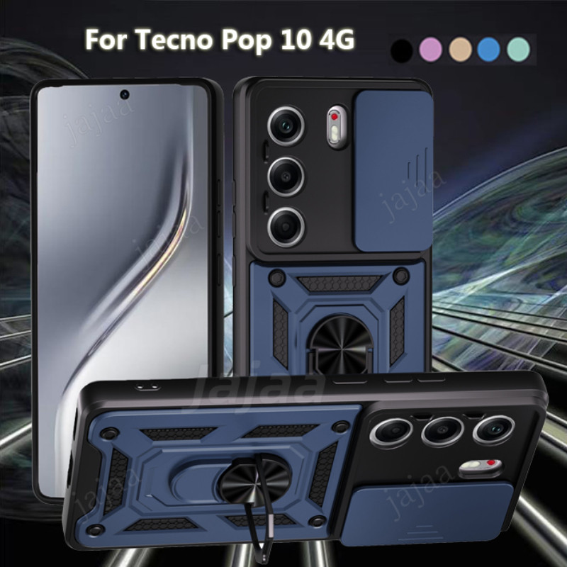 Push Window กรณีเลนส์สําหรับ Tecno Pop 10 4G Camon 40 Pro 5G 40Pro 30S 30 Pro 4G แหวนฝาครอบ Heavy Du