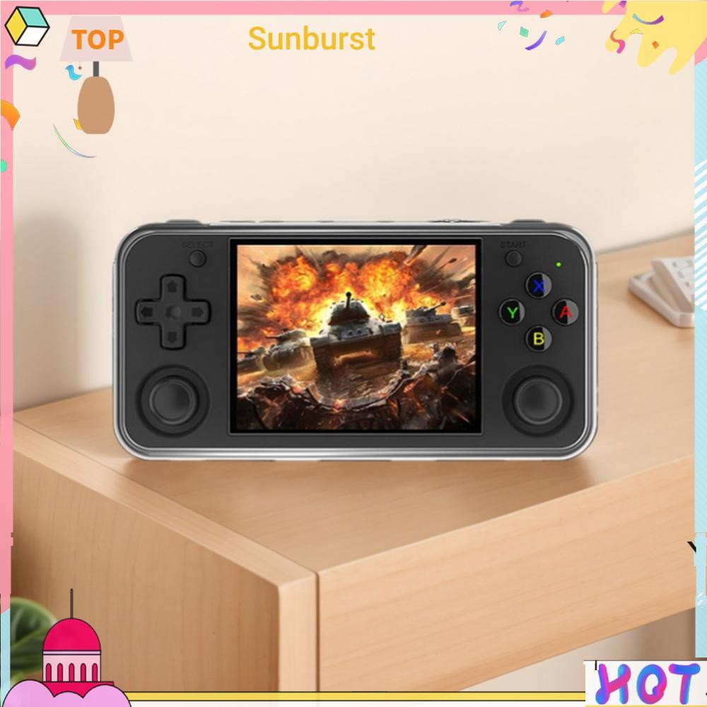 สําหรับ ANBERNIC RG35XX H Clear TPU Case เกมคอนโซลแขนป้องกันเชลล์ [Sunburst11.th]