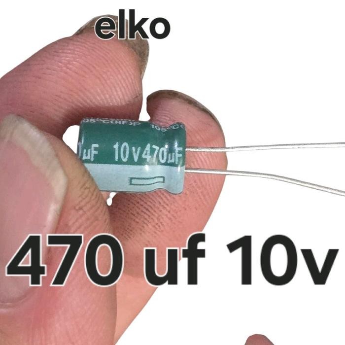 RM74...!!! ( 470 uf 10v ) elco 470 uf micro 470uf 10v 10 v โวลต์ 6.3 v โวลต์ 6v3 ใหม่....!!!