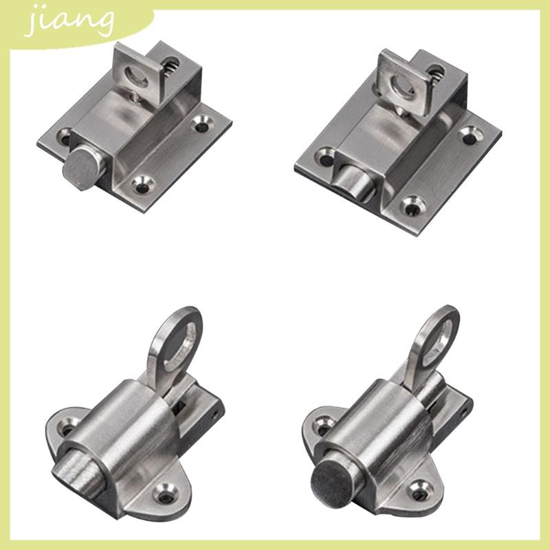 JN Self-ปิดสแตนเลสสําหรับล็อคสลักดึง Sp Bounce ประตู Bolt สําหรับ Home Office Window Gate Security ส