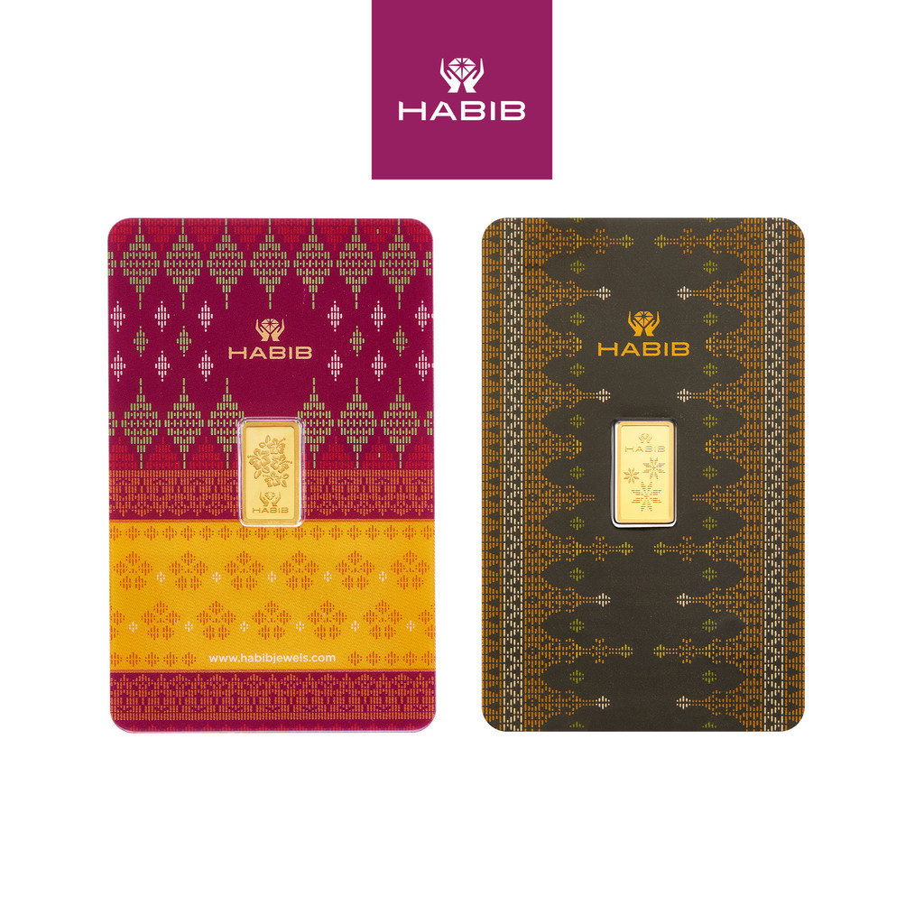 TT4 HABIB 0.5g 999.9 Gold Bar (Songket) - ผลิตโดย LBMA Goods Delivery Refiner