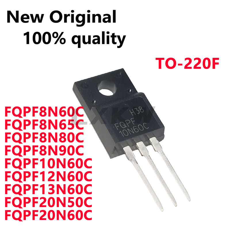 10/PCS ใหม่ FQPF8N60C FQPF8N65C FQPF8N80C FQPF8N90C FQPF10N60C FQPF12N60C FQPF20FQPF20N50C TOPF20N60