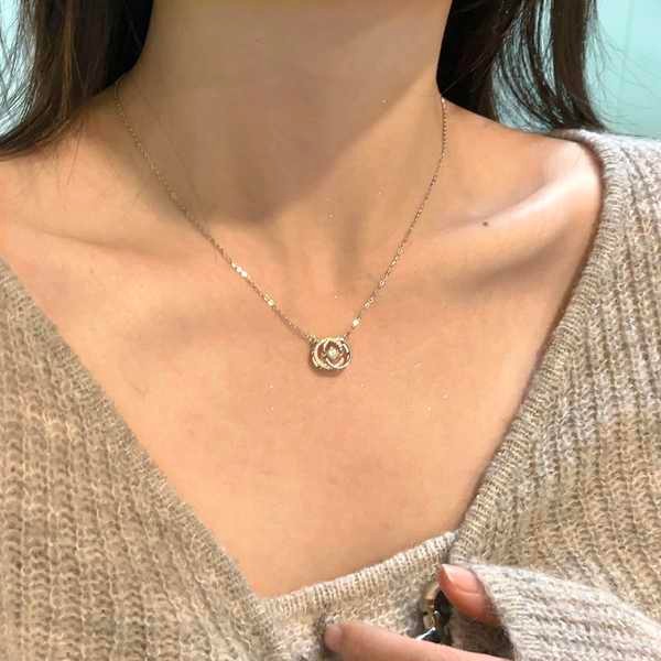 จี้สร้อยคอ สร้อยคอยาว สร้อยคอเงิน S925 สำหรับคุณลady หรูหรา สไตล์ใหม่ปี 2023