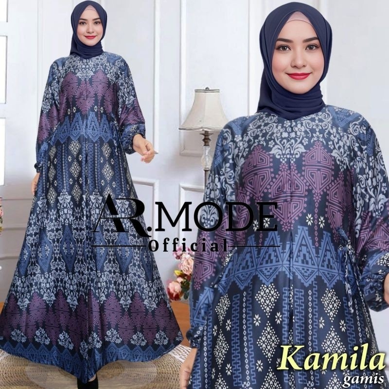 Kamila Series Gamis Size M - 6L ล่าสุด