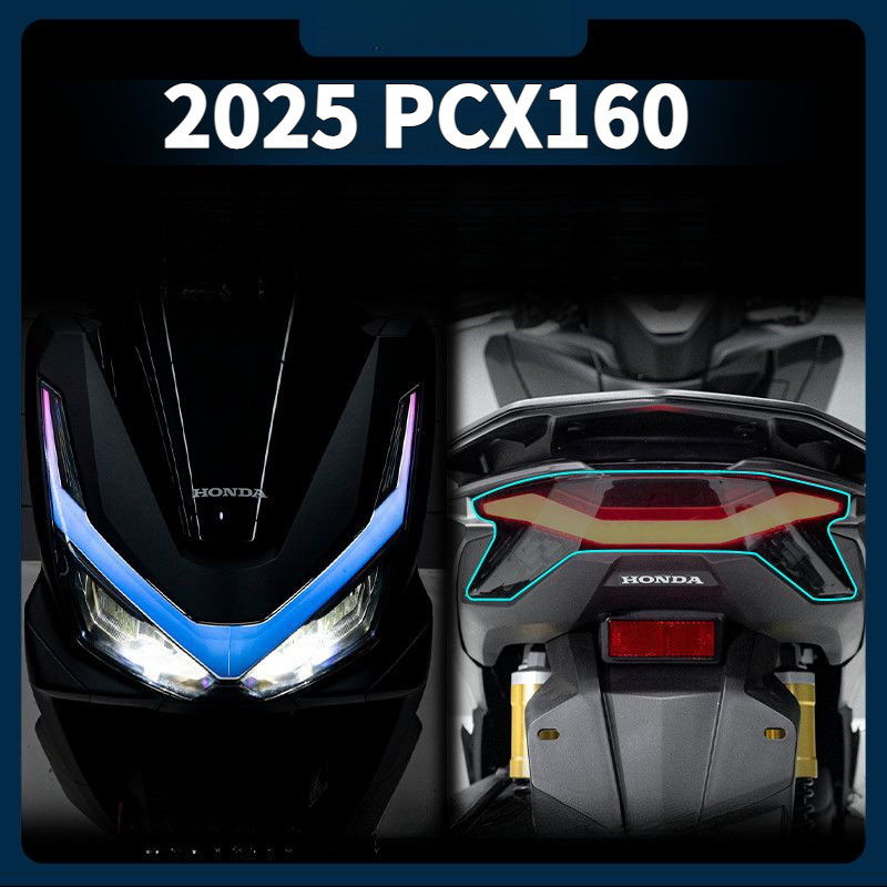 HONDA scooter film, PCX160 motorcycle headlight colorful color change film, TPU material, PCX160 mot