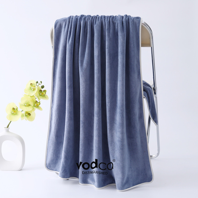 Vodca-ผ้าขนหนูอาบน้ำ ผ้าเช็ดตัวใหญ่ ผ้าหนานุ่ม ซับน้ำดี แห้งไว (ขนาด 70 x 140 เซนติเมตร) MS-T24 พร้อมส่งจากไทย