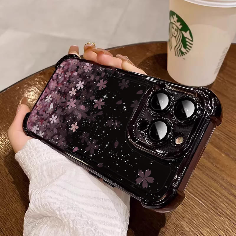 3 In1 Sky ดอกไม้สําหรับ Realme C11 C15 C17 C20 C30 C30S C31 C33 C35 C53 C55 เคสโทรศัพท์ Soft Anti fa