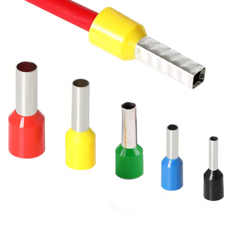 Tubular Crimp Terminals สายไฟ Ferrules Connectors VE0508 VE7508 VE1008 VE1012 VE1508 VE1512 VE2508 V