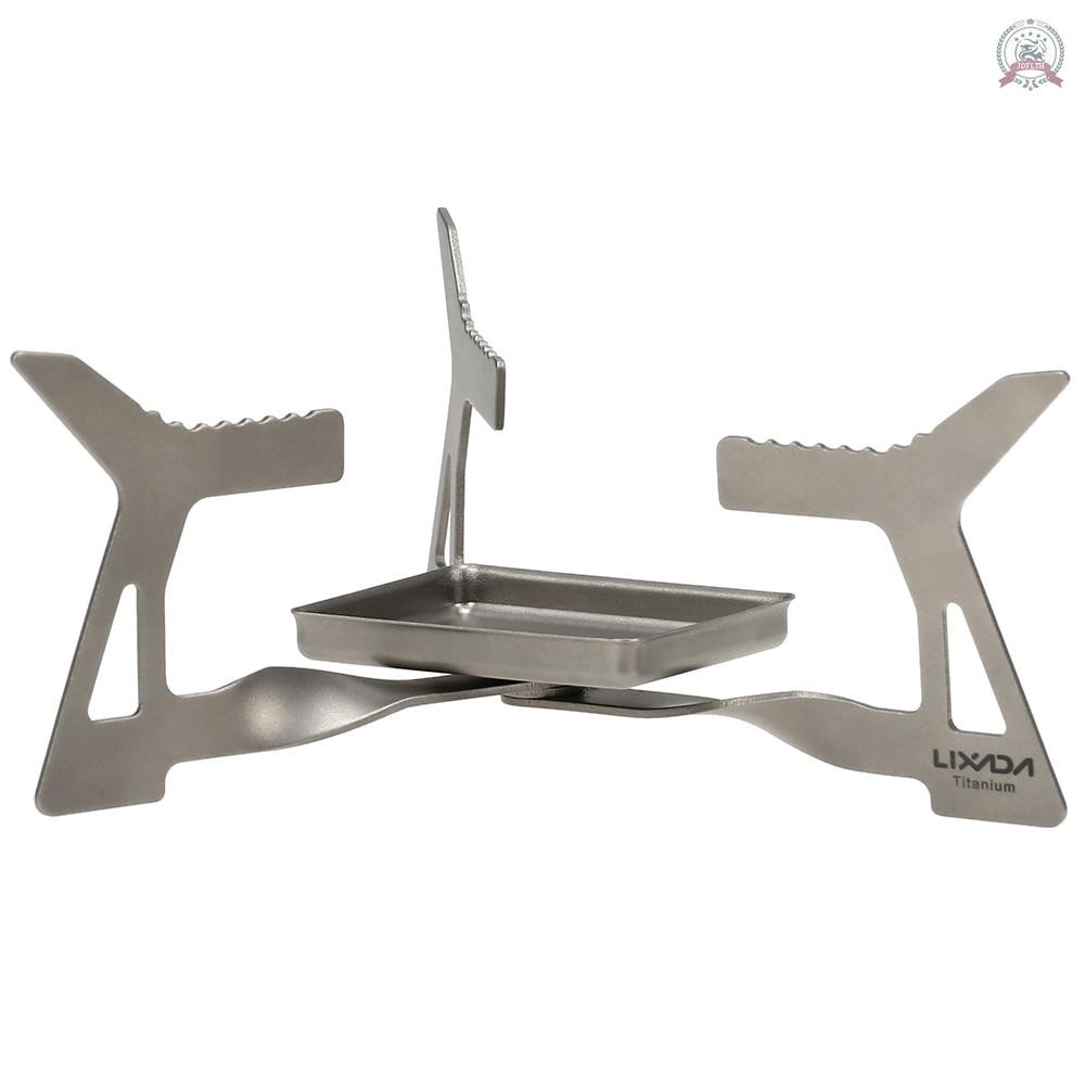 [โปรโมชั่น] Lixada Ultralight Folding Camping Titanium Solidified เตาแอลกอฮอล์ 14g