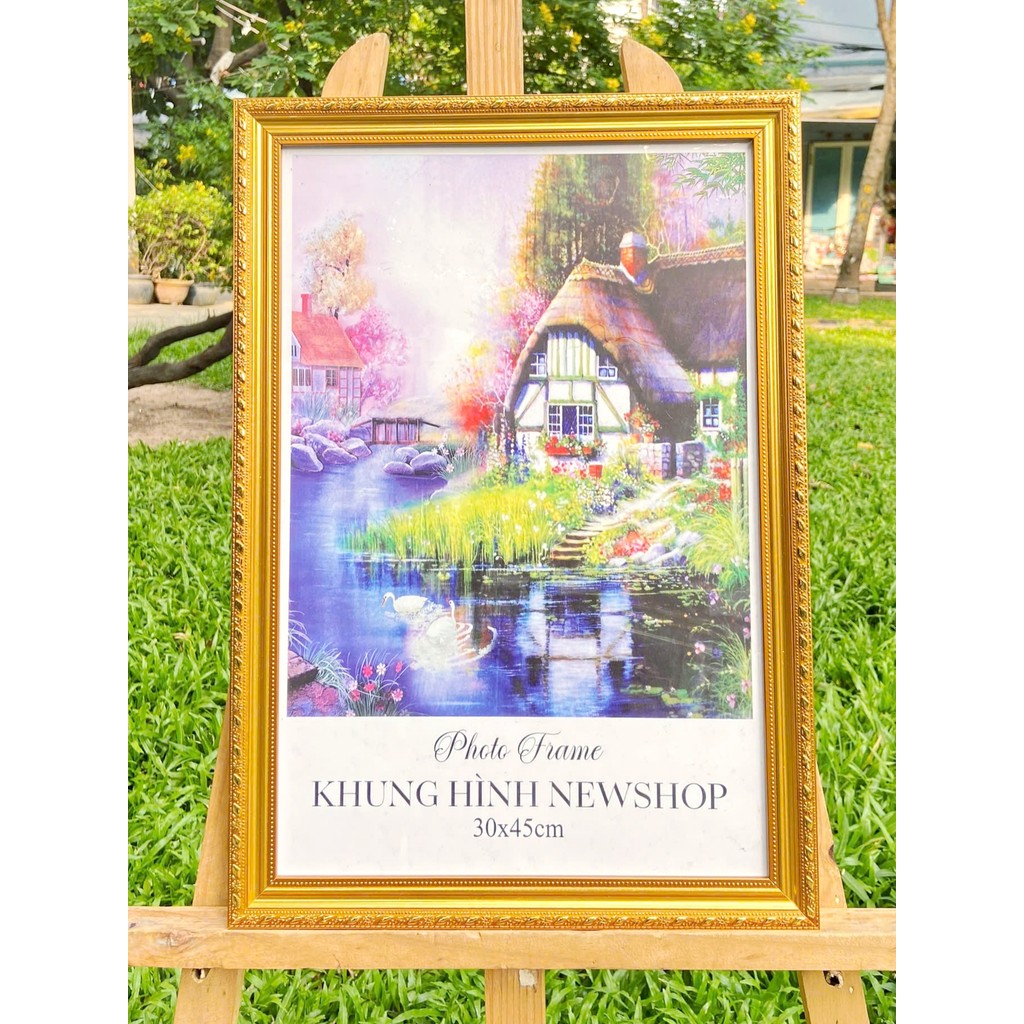 กรอบรูป - กรอบใบรับรอง 30x45 ซม. - กรอบคอมโพสิต, ติดผนังพื้นผิวไมก้าสําหรับโต๊ะทํางาน NEWSHOP