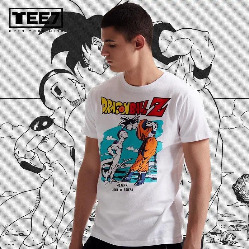 Y2k ผู้ชาย Longgar อะนิเมะ Dragon Ball T Goku VS Frisa Kinu Secret Service Kanak Lelaki Jepun