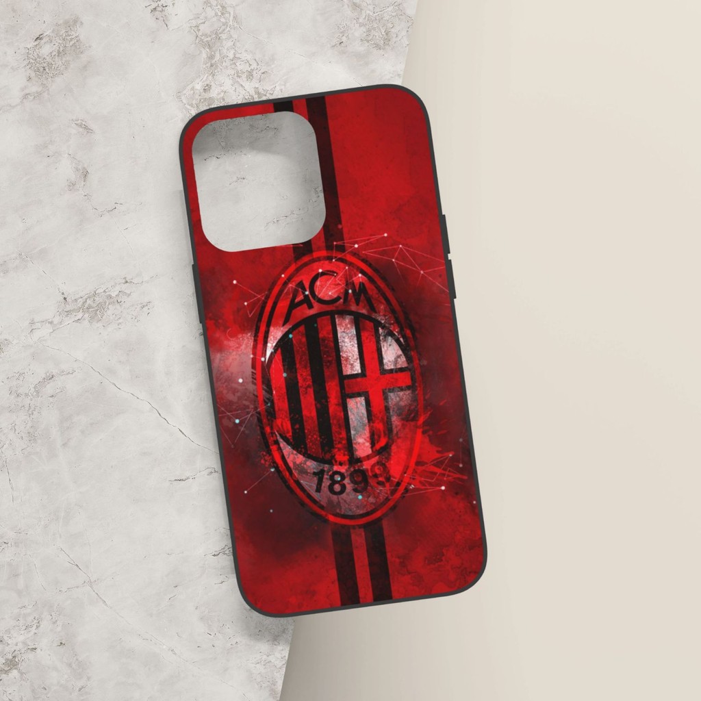 ACMilan เคสโทรศัพท์กันกระแทกคุณภาพสูงมีสไตล์สําหรับ IPhone 16 15 14 13 Pro Max