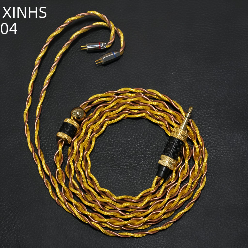 Xinhs04 4 ลวดทองแดง คริสตัล ความบริสุทธิ์สูง 4 เส้น