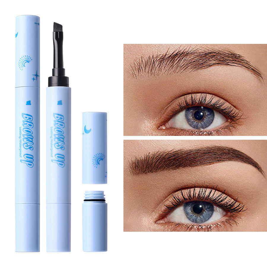 【24จัดส่งภายใน ชั่วโมง 】ดินสอเขียนคิ้วกันน้ำ 24 H สีน้ำเงินซีรีส์ - 3 สีติดทนนาน - เครื่องมือสำหรับผู้เริ่มต้น