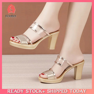 Trendy High Heel Sandals For Women With Heels Pointed Toe Block Heel Sandals(Size UP）