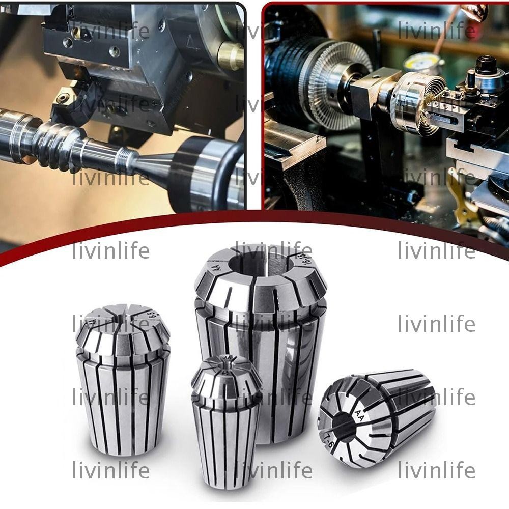 LIVINLIFE Spring Collet, 1mm-8mm ER11 ER Collet, 1/8 "เจาะ Collet CNC แกะสลัก