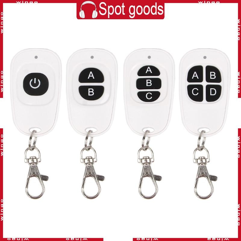 WIN 433MHz EV1527 1 4 ช่อง RF รีโมทคอนโทรลเครื่องส่งสัญญาณสําหรับประตูโรงรถ