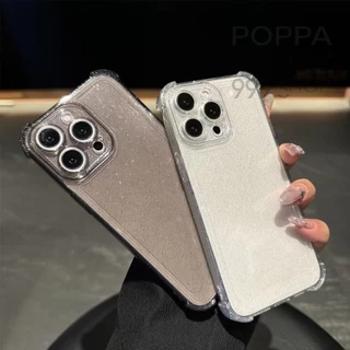 กลิตเตอร์ เคสโทรศัพท์ For iPhone 16 11 12 pro max Case iPhone 13 14 15 pro max 12 13 pro max 15 16 PLUS ป้องกันการตกทั้ง