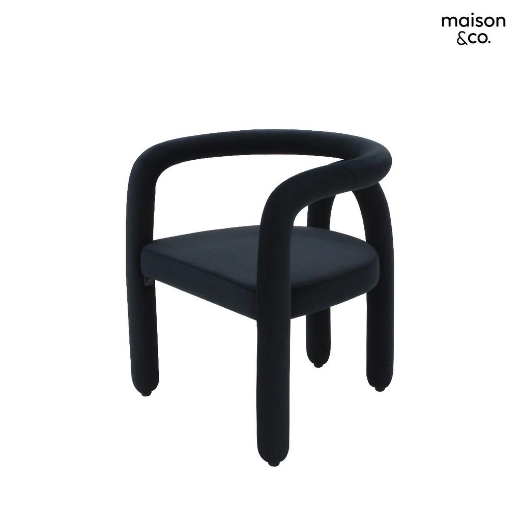 SB Design Square อาร์มแชร์ LIFFY สีดำ (67x60x73 ซม.)  แบรนด์ MAISON&CO.