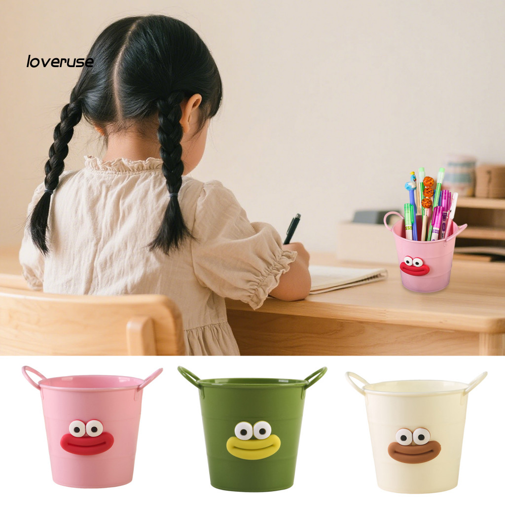 /LO/ ที่ใส่ปากกาอเนกประสงค์ Desktop Organizer สําหรับปากกาการ์ตูนที่มีสีสันผู้ถือปากกาสําหรับ Home O