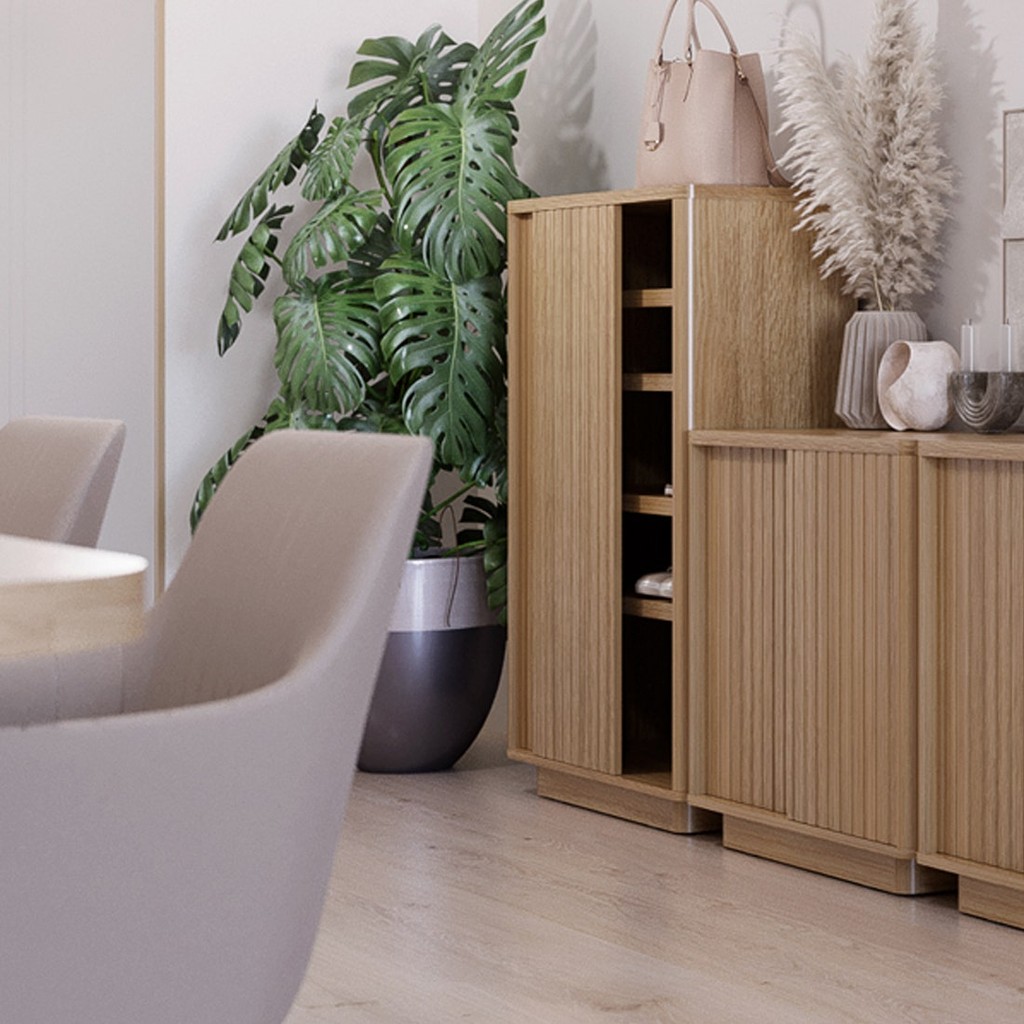 SB Design Square ตู้รองเท้า ขนาด 80 ซม. รุ่น Valley (80x40x120 ซม.)  แบรนด์ SB FURNITURE