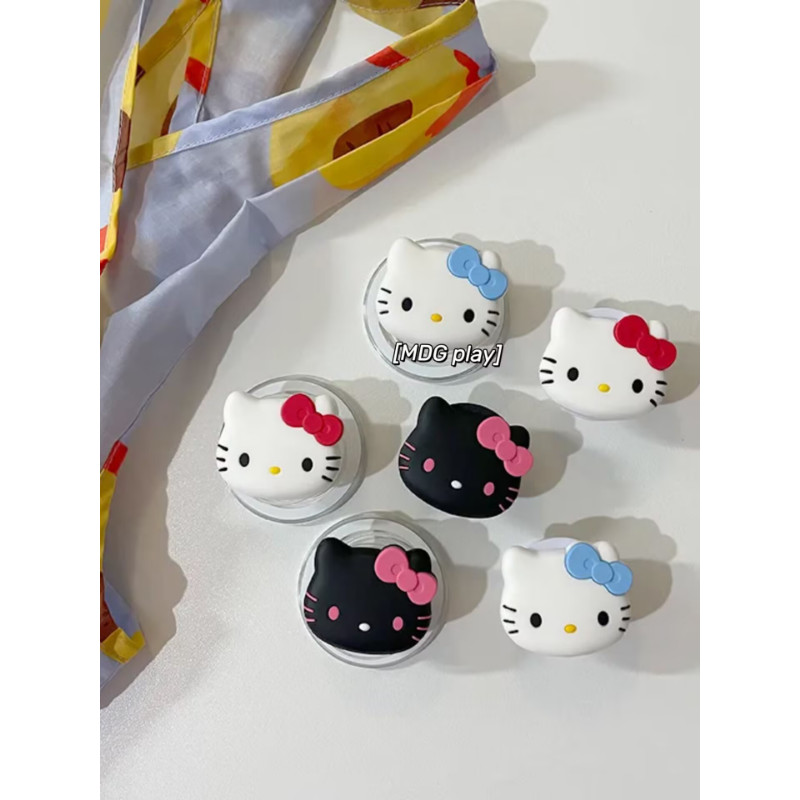 สไตล์เกาหลี ins Niche Sweet Cartoon kt Magnetic Cat Phone Holder เหมาะสําหรับ 16pro Phone Case Desktop