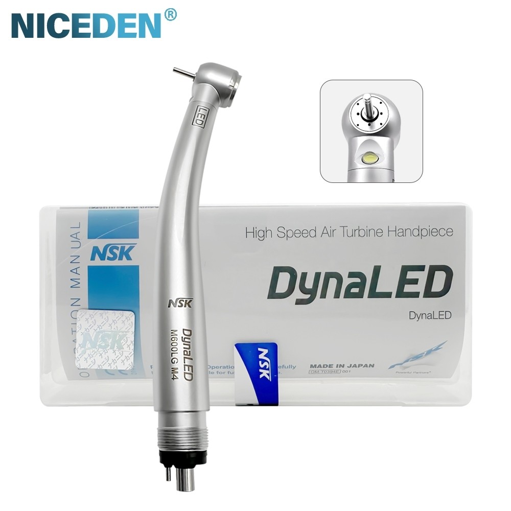 NICEDEN Dental Handpiece DynaLED พร้อมสเปรย์น้ํา Handpiece ความเร็วสูง LED