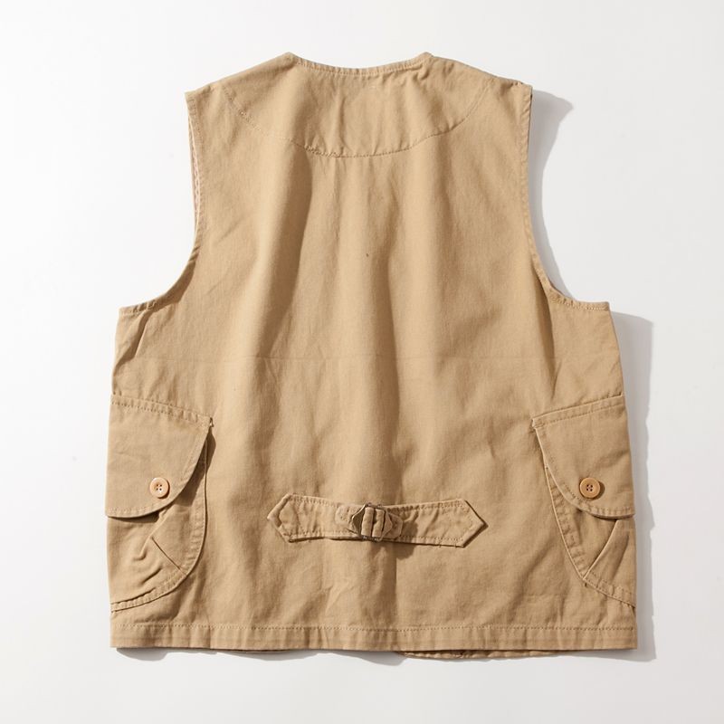 ญี่ปุ่น Multi-Pocket Tooling Vest สไตล์ Unisex รูปที่ 4