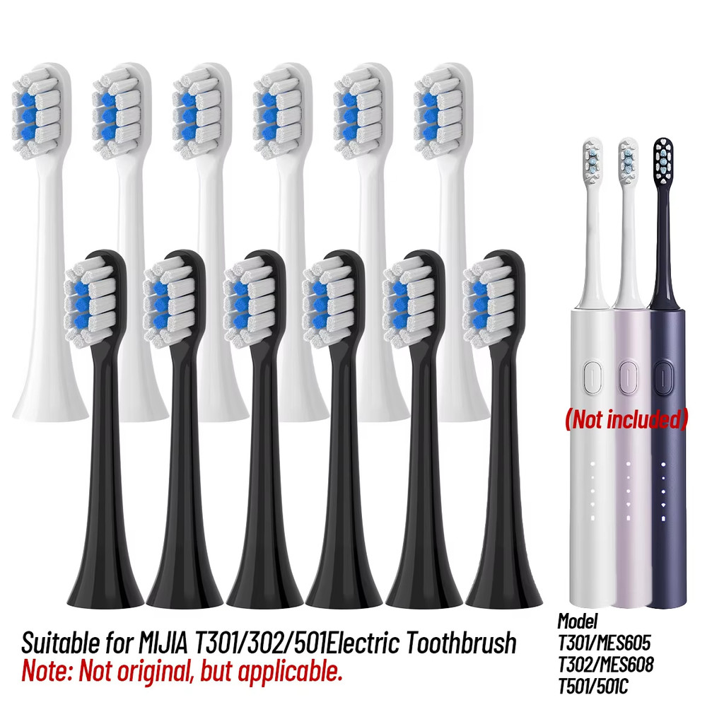 16pcs เปลี่ยนหัวแปรงสําหรับ Xiaomi Mijia T301 T302 T501 /501CSonic หัวแปรงสีฟันไฟฟ้า DuPont Soft Bristle หัวฉีดสูญญากาศบรรจุภัณฑ์ ราคา ถูกที่สุด ดีลบีเคเค รูปภาพหลัก