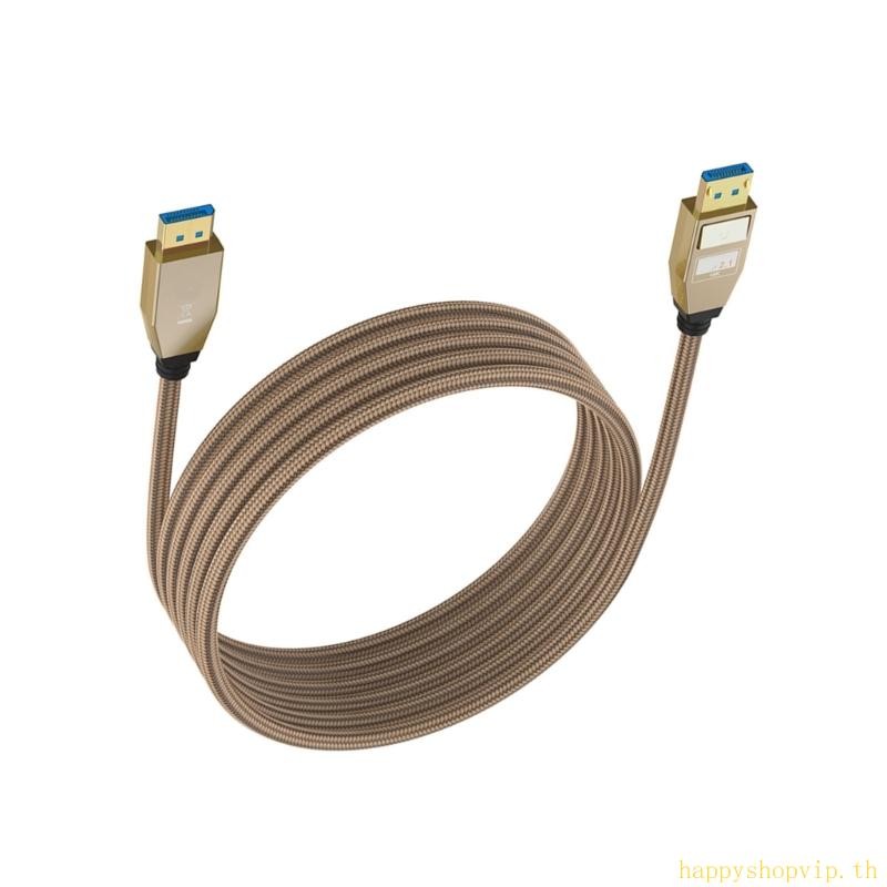 Fast Speed DP 2.1 Cable 80Gbps 16K 8K Resolution for Gaming Monitors