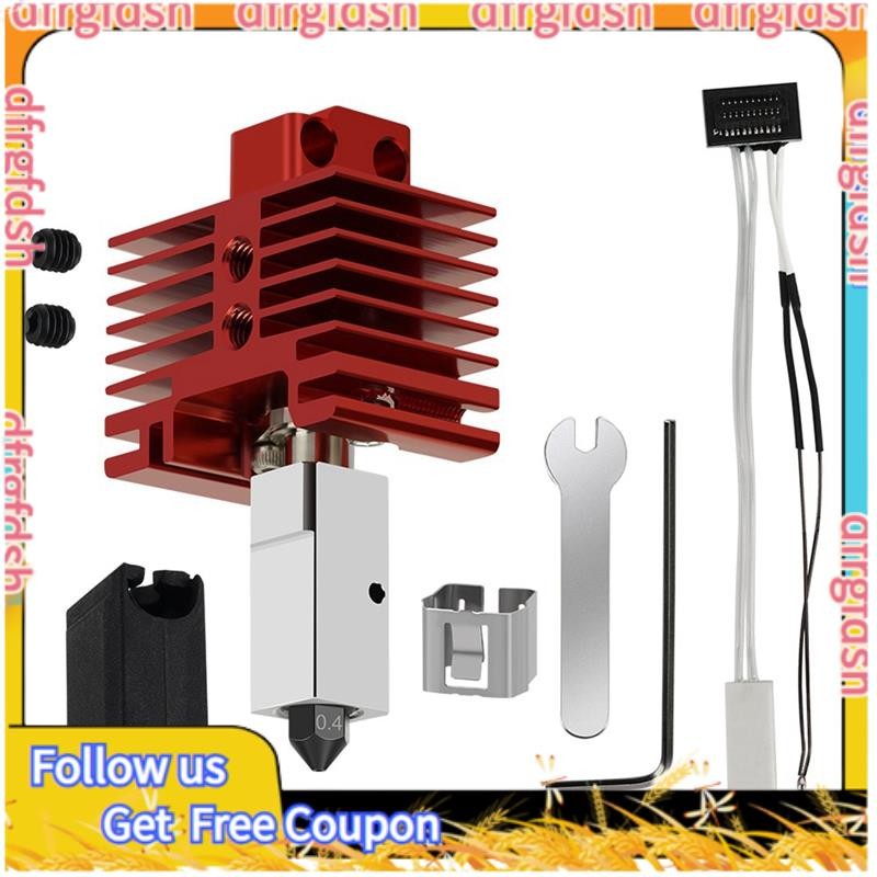 D&FFor Hotend Kit Extruder Hotend หัวฉีดเหล็กชุบแข็งอัพเกรด 2.0 Hotend Kit