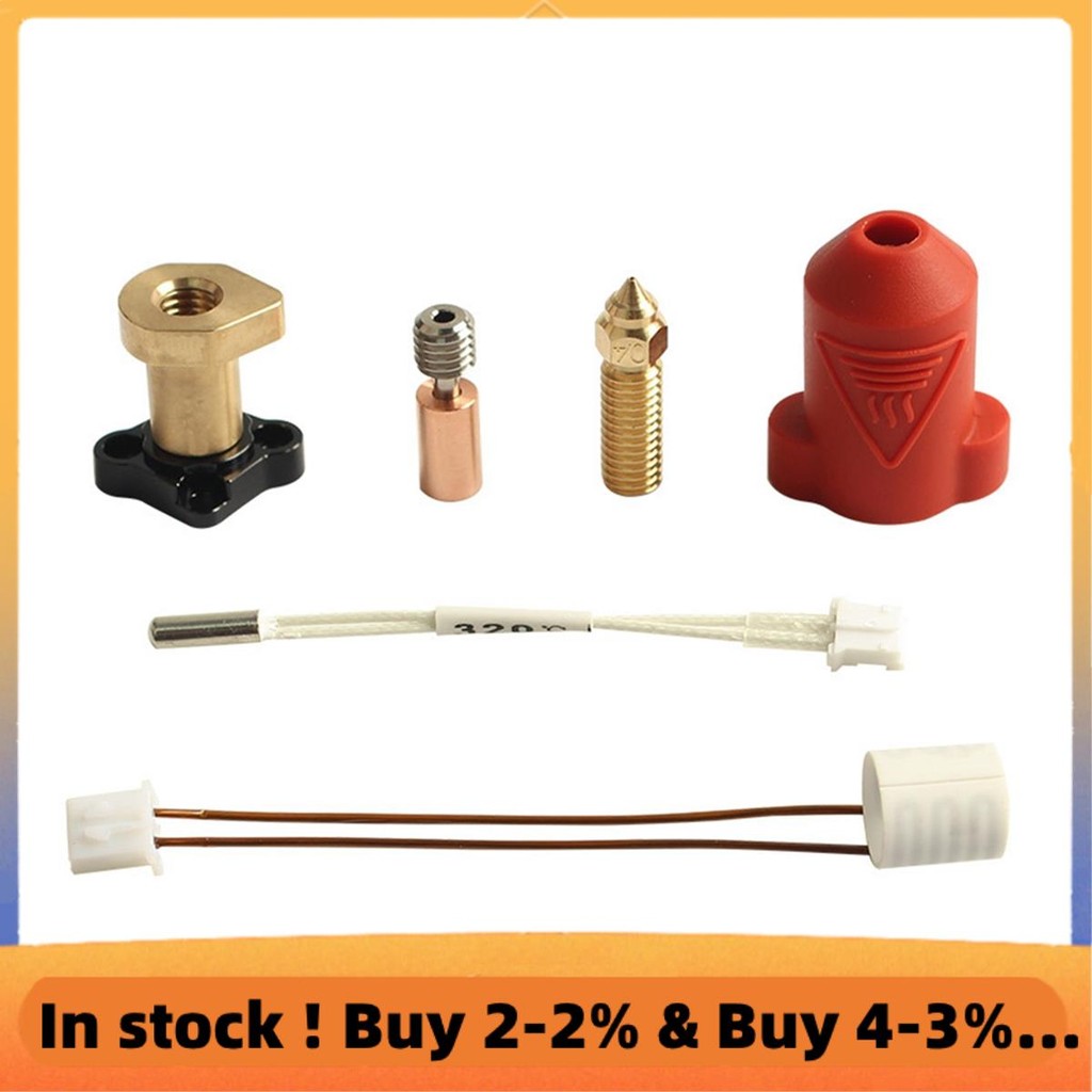 สําหรับ K1/ K1 Max อัพเกรด Hotend ชุดความร้อนบล็อกทนอุณหภูมิสูงไทเทเนียมคอ Hotend