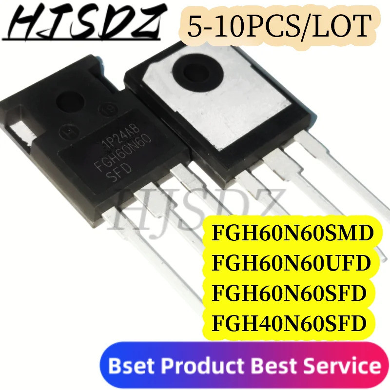 1-5PCS FGH60N60UFD FGH60N60SFD FGH40N60SFD FGH60N60SMD TO-247 ทรานซิสเตอร์ภาคสนาม-เอฟเฟกต์
