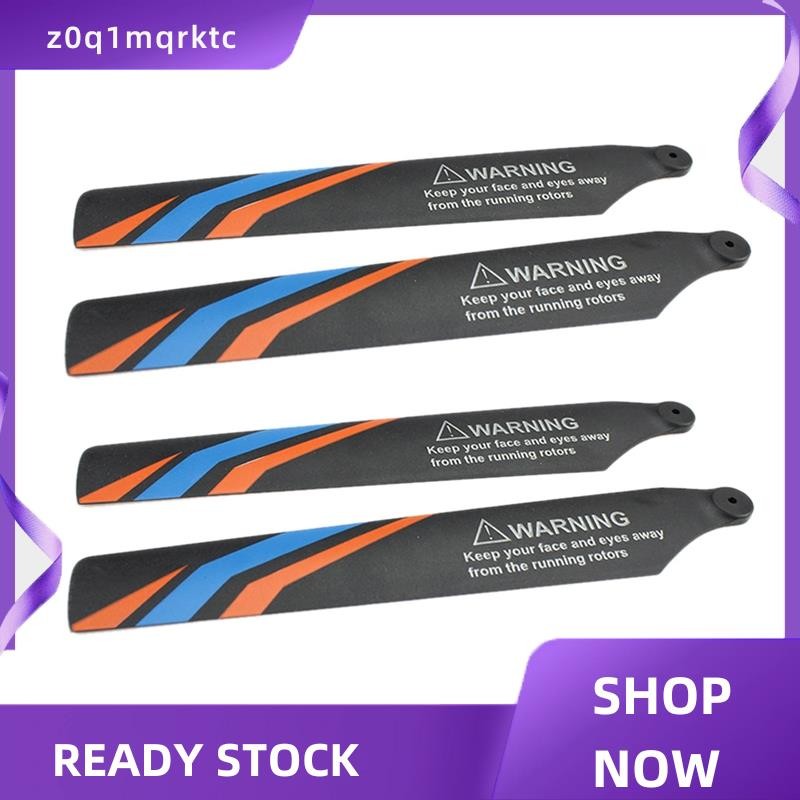 z0q1mqrktc 4 ชิ้นใบมีดหลักใบพัดสําหรับ XK K127 RC เฮลิคอปเตอร์เครื่องบิน Drone อะไหล่อัพเกรดอุปกรณ์เ