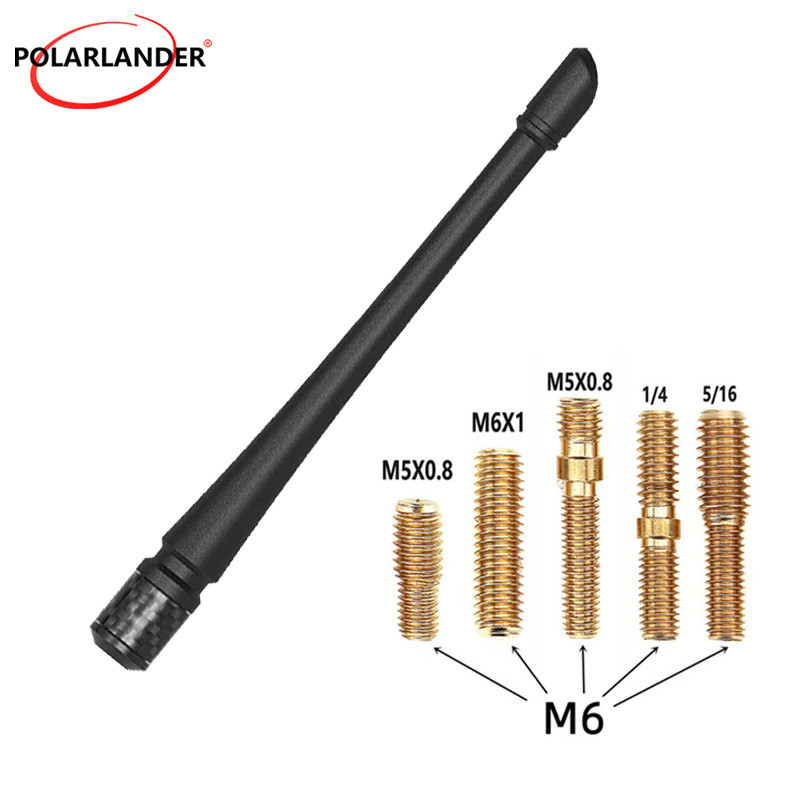 23 ซม. สีดํารถออฟโรดเสาอากาศยาง FM เหมาะสําหรับ Ford F150 Raptor 09-22 เสาอากาศ + สกรู