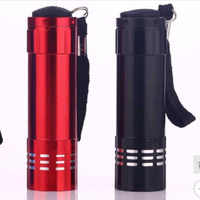 9LED ultraviolet ray Mini UV ไฟฉายเรซิ่น Curing โคมไฟ LED UV ไฟฉายสําหรับอีพ็อกซี่ UV เรซิ่น Cure กาวกาวอุปกรณ์เครื่องประดับเครื่องมือ