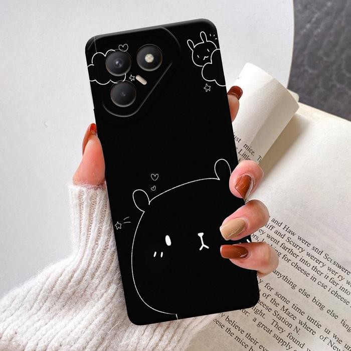 HP Softcase TCN0 POVA 7 4G 2025 - ORORA - Softcase Silkon Pro Camera - ยืดหยุ่น - เคส - ตัวป้องกันโท