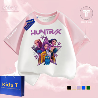 เกาหลี kpop demon hunters เสื้อเด็ก ผลิตจากผ้าฝ้าย 100% พิมพ…