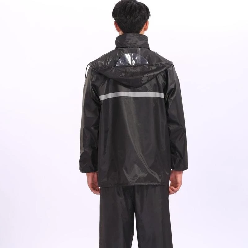 ชุดเสื้อคลุมและกางเกงกันฝน สำหรับผู้ชายและผู้หญิง thumbnail 5