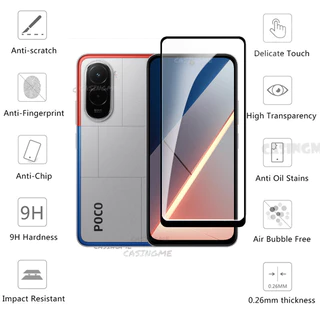 POCO M7 2025 4G ป้องกันหน้าจอโปร่งใสคลุมทั้งหมดฟิล์มสําหรับ POCO M7 POCOM7 M7 Plus M 7 Pro 4G 5G 2025 กระจกนิรภัยเลนส์กล้อง