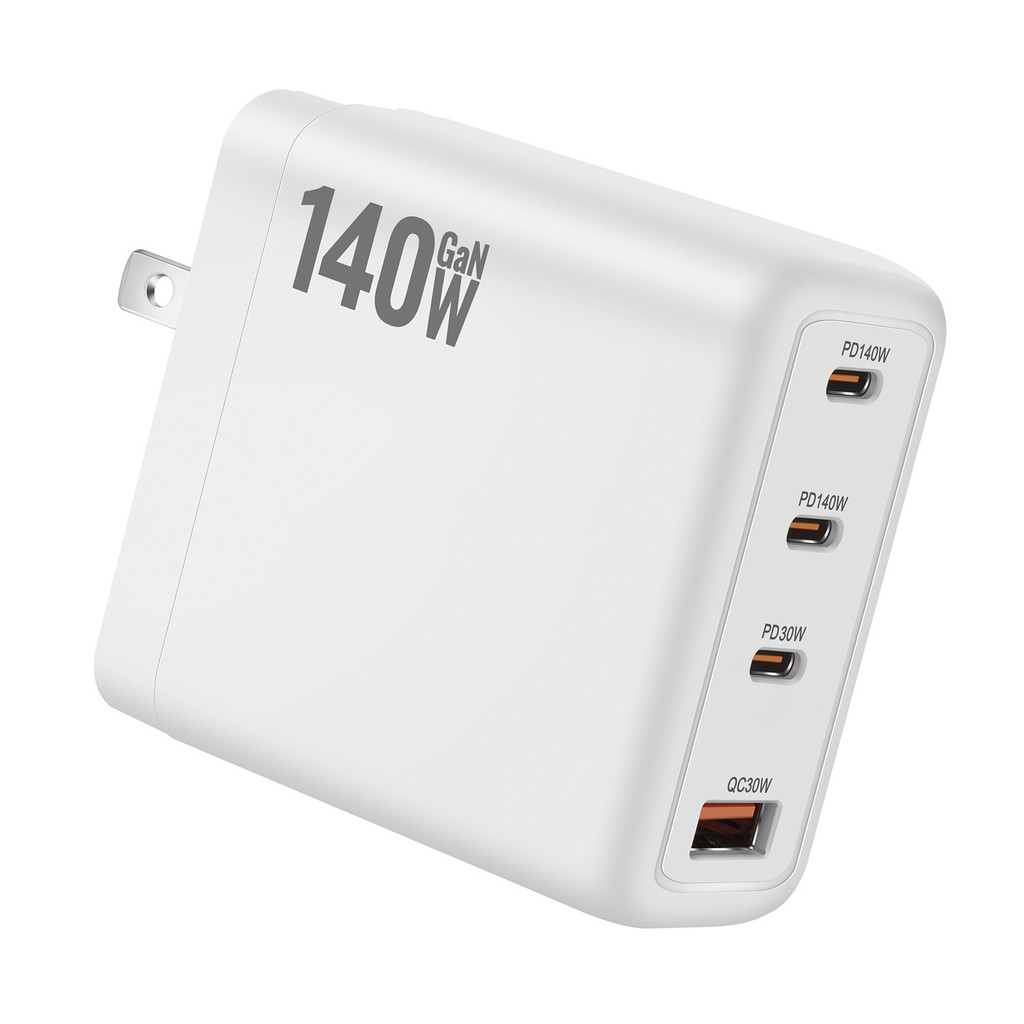 140W GaN PD3.1 Charger 140W อะแดปเตอร์พินเปลี่ยนได้แบบพับได้สไตล์ใหม่ 140W Charger