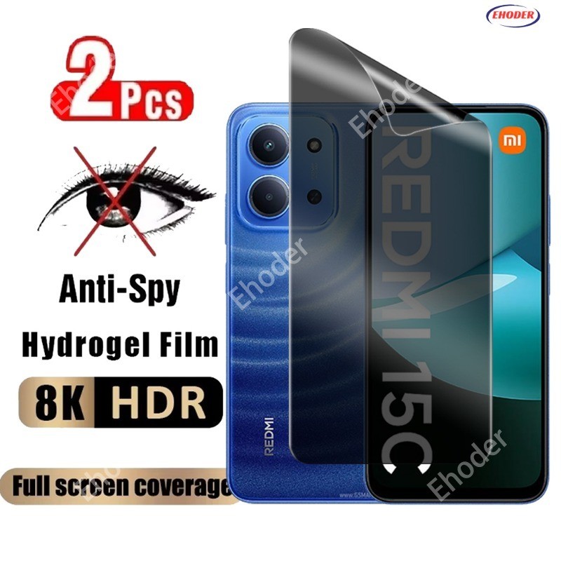 สําหรับ Redmi 15C 4G 5G 2025 ความเป็นส่วนตัว Hydrogel ฟิล์มสําหรับ POCOC85 C85 Redmi15C 15 C MI 2507