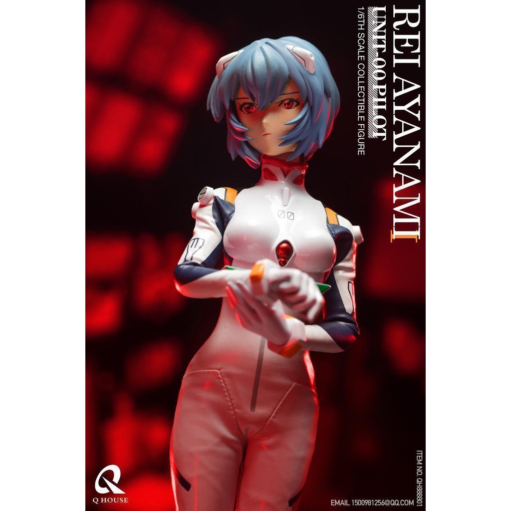 [Collection Boutique] พร้อมสต็อก QHOUSE Mini Playhouse 1/6 Evangelion Ayanami EVA Movable Soldier